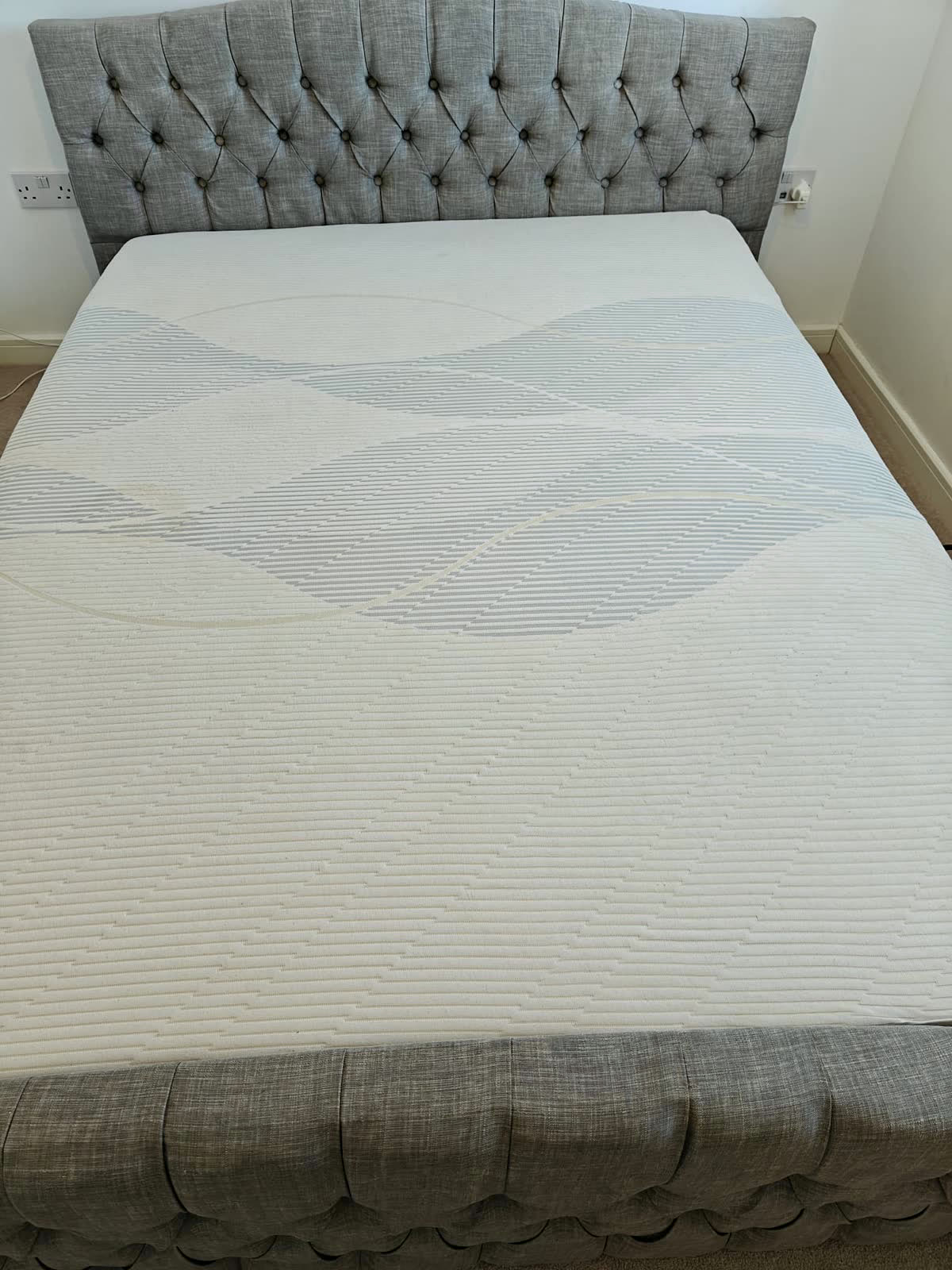 Double mattress after cleaning